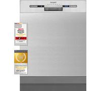 Exquisit Lave-vaisselle EGSP9313-EF-030E INOX | Lave-vaisselle encastrable 60 cm | Lave-vaisselle encastré | 13 couverts | INOX