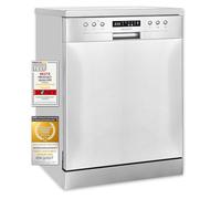 Exquisit Lave-vaisselle GSP9414-030D inox | Appareil sur pied | 14 couverts | Inox