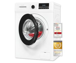 Exquisit Machine à laver WA8014-340A blanc | Machine à laver 8 kg | Efficacité énergétique A | 16 programmes de lavage | Sécurité enfant | Départ différé | Machine à laver