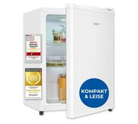 Exquisit Mini-réfrigérateur sans congélation, 50 litres, petit, compact, 2 clayettes, KB60-V-091E blanc