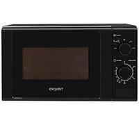 Exquisit MW900-030 Stand Mikrowelle, 44 cm breit, 700W, 20L, 5 Leistungsstufen, schwarz