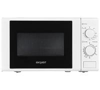 Exquisit MW900-030G Stand Mikrowelle, 43,9 cm breit, 700W, 20L, Grill, 5 Leistungsstufen, weiß