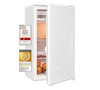 Exquisit KS116-0-041E Kühlschrank, 48cm breit, 90 L, LED-Beleuchtung, weiß