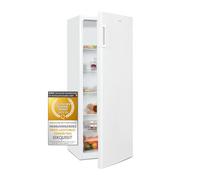 Exquisit Réfrigérateur KS320-V-H-040E blanc - Capacité 242 l - Lumière LED - Butée de porte interchangeable - Étagères en verre et tiroirs de porte - Compartiment à légumes - Blanc