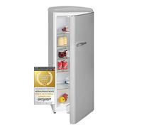 Exquisit Réfrigérateur rétro RKS325-V-H-160F Gris | Appareil sur pied | Volume 229 l | Gris
