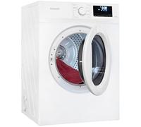 Exquisit Sèche-linge 7 kg - Départ différé - Protection contre les plis - Séchoir à évacuation d'air - 15 programmes - Sécurité enfant - Classe énergétique G - TAE70-70 - Blanc