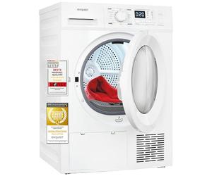 Exquisit Sèche-linge à pompe à chaleur, capacité de 7 kg, entièrement électronique, 16 programmes, protection anti-froissement, TWP701-030E, blanc