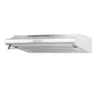 Exquisit UBH 10-2.1 - Hotte - standard - largeur : 59.5 cm - profondeur : 50 cm - extraction et recirculation (avec kit de recirculation supplémentaire) - inoxLook inoxLook G