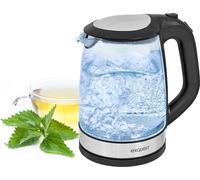 Exquisit WK 3501 swg | Bouilloire 2 litres | Arrêt automatique | Indicateur de niveau d'eau | noir