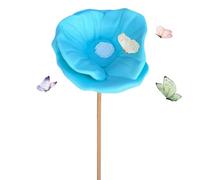 Exquisite Flower-Shaped Bee Watering Station - Handmade Pollinating Waterer with Floating Stones | Decorative Backyard Hydration Hub for Bees & Butterflies