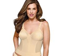 Exquisite Form Back Close Longline Bra Soutien-Gorge, Opaque, Beige, 115C Femme