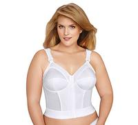 Exquisite Form Fully Women's Front Close Longline Posture Bra #5107530 Soutien-Gorge, Opaque, Blanc, 40C Femme