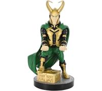 Exquisite Gaming Cable Guys Marvel Loki Support de téléphone et Support de Manette - Figurine sous Licence Officielle