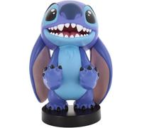 Exquisite Gaming: Lilo & Stitch : Smiley Stitch - Cable Guys - Manette Originale et Support de téléphone, Support pour Appareil de Collection, Figurine sous Licence Officielle