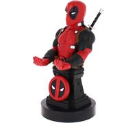 EXQUISITE GAMING Support Chargeur Figurine Cable Guy Deadpool Marvel 21 cm - Compatible PS5 DualSense, Xbox Series, iPhone