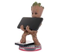 EXQUISITE GAMING Support de câble figure Groot Smiley des Gardiens de la Galaxie Marvel, 20 cm de hauteur