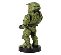 EXQUISITE GAMING Support figurine Cable Guy Master Chief Halo Infinite 21 cm - Compatible PlayStation 5, Xbox Series, iPhone - Porte-manette et téléphone