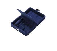 Exquisite Jewelry Storage Box Earrings Necklace Ring With Lock Portable Gold Gift Pour Bagues, Colliers, Et Bracelets(Color 2)