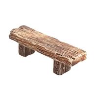 Exquisite Ornaments Lot de 3 bancs rétro miniatures pour jardin féérique Bonsaï Décoration de maison de poupée