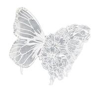 Exquisites - Appliques brodées en forme de papillon - Style vintage - Pour les fashionistes et les vêtements de douane - Patchs uniques