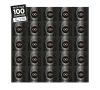 EXS Black - Préservatifs en latex - Noir (100 pièces)