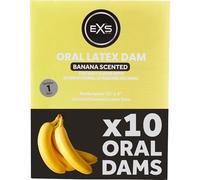 EXS Digues Dentaires et Barrières Banane Ultra-Fines Vegan - Lot de 10