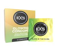 EXS Préservatifs Glow phosphorescents étui de 3