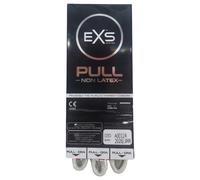 EXS | Pull Préservatifs sans latex | L'un des préservatifs de qualité les plus fins | 0,008 mm d'épaisseur | Végétalien | Lot de 3