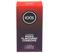 EXS - Préservatifs - assortis saveurs variées - boîte de 12