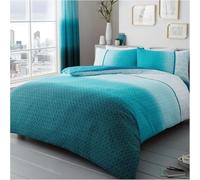 EXSANLIEAY Housse de Couette 240x260 Bleu 3D lmprimé en Parure de Lit Adulte Fille Garçon en Microfibre avec Fermeture Éclair, 2 Taie d'oreiller 65x65 cm Moderne Motif Linge de Lit