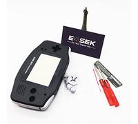 Exsek Complète Les Pièces de Rechange Boîtier Shell Pack pour Nintendo Gameboy Série GBA Black