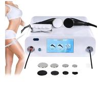 EXSHUING Appareil De Diathermie De Physiothérapie 448 Khz Pour La Maison Et Les Instituts De Beauté, Avec Double Mode Cet/Ret, 3 Poignées + 8 Sondes Interchangeables + Plaque Négative