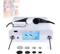 EXSHUING Appareil De Physiothérapie À Écran Tactile Avec Plaque Négative, Diathermie Ret Cet 448 Khz Pour Le Soulagement Des Douleurs Corporelles Et L'amincissement, 4 Embouts + 4 Sondes Res