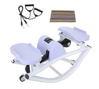 EXSHUING Appareil De Step Cardio À Bascule Latérale avec Moniteur Intelligent. Jambes, Fessiers Et Abdos, Complet du Corps avec Corde Et Tapis, Supporte Un Poids Maximal De 120 Kg(Purple)