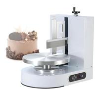 EXSHUING Décoreuse Automatique, Machine À Lisser Avec Moteur 200w, Contrôle De Vitesse 60-320 Tr/Min, Écran Lcd, Course De Racle Réglable 25 Cm (9,8 Pouces), Gâteaux 10-30 Cm (4-12 Pouces)(White)