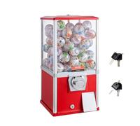 EXSHUING Distributeur De Chewing-Gum, Distributeur De Boules De Gomme Commercial À Pièces Et Grande Capacité, Peut Contenir 200 Boules De 45 Mm, Idéal pour Les Cadeaux De Fêtes(Green)