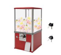 EXSHUING Les Distributeurs Automatiques À Pièces, Les Machines À Gashapon Et Les Distributeurs De Chewing-Gum Rectangulaires Acceptent 1 À 4 Pièces. Contenir Jusqu'À 200 Jouets Gashapon(Green)