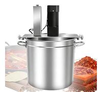 EXSHUING Mélangeur À Assaisonnement Pour Fondue Chinoise, Mélangeur De Sauce Professionnel Avec Vitesse Réglable Et Racleur À 4 Lames, Capacité De 20 À 145 Litres, Pour Les Restaurants(45cm/60L)
