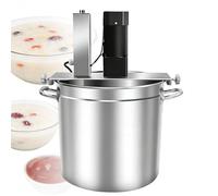 EXSHUING Mélangeur À Sauce, Mélangeur D'assaisonnement Professionnel Pour Fondue Chinoise Avec Système À 4 Lames, Diamètres De 30 À 60 Cm, Capacité De 20 À 145 Litres(30cm/20L)