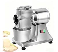 EXSHUING Râpe À Fromage Électrique Robuste 900 W En Acier Inoxydable Avec Bac, Capacité De 60 Kg/132 Lbs/H Pour Fromage En Bloc, Noix, Chocolat - Idéale Pour Les Pizzerias Et Les Traiteurs