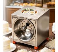 EXSHUING Râpe À Noix De Co-co Électrique Professionnelle, 300 W, 1 Min/Noix De C-oco, Jusqu'À 50 Kg/H, Mèche Ovale À Haut Rendement, Boîtier En Acier Inoxydable Antirouille, Pour Desserts