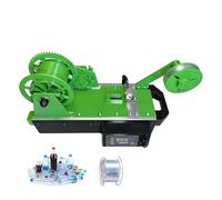 EXSHUING Recycleur de bouteilles PET, machine de transformation de bouteilles PET en filament pour impression 3D, crée du filament de 1,75 mm à partir de déchets, familles soucieuses(Green)