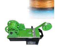 EXSHUING Recycleur d'impression 3D, machine de fabrication de filament PET recyclé avec contrôle numérique de la température jusqu'à 300 °C, filament de 1,75 mm, projets de bricolage(Green)