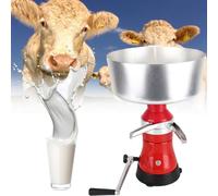 EXSHUING Séparateur Centrifuge Lait/Crème - Écrémeuse Électrique En Acier Inoxydable D'une Capacité De 80 L/H, Production De Crème - Avec Bol De 12 L Pour Lait Frais De Vache Et De Chèvre