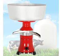 EXSHUING Séparateur Électrique De Crème De Lait, Écrémeuse Centrifuge Pour Lait Cru, Traitement De 80 L/H, Réservoir De 12 L, Idéal Pour Lait De Vache, Chèvre, Bre heval Ou Chameau
