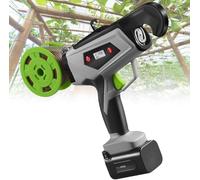 EXSHUING Tension Réglable, Outil De Ligature De Vigne, Machine À Attacher Électrique avec 3-8 Vitesses Réglables, Écran LED, 2 Batteries 2 Ah, Diamètre Max 25 Mm (1 Po), pour Légumes(2RollsStrap)