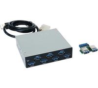 Exsys EX-1167 - USB 3.2 Gen 1 (3.1 Gen 1) Type-A - 5000 Mbit/s - noir - métal - FCC - CE - RoHS Exsys