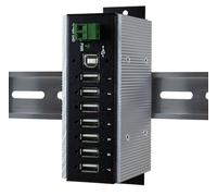 Exsys Ex 1177hmvS-Wt - Hub - 7 X Usb2.0 - An DiN-Schiene Montierbar - Gleichstrom (eX-1177hmvS-Wt)