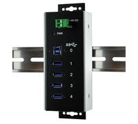 EXSYS 1185HMVSWT - Concentrateur métallique 4 ports USB 3.0 - protection contre les