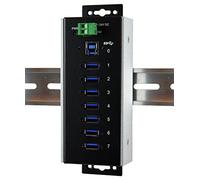 EXSYS EX-1187HMVS-WT USB 3.0 (3.1 Gen 1) Type-B 5000Mbit/s Noir hub & concentrateur - Hubs & concentrateurs (USB 3.0 (3.1 Gen 1) Type-B, USB 3.0 (3.1 Gen 1) Type-A, 5000 Mbit/s, CE, FCC, ROHS, Noir, -40 - 85 °C)